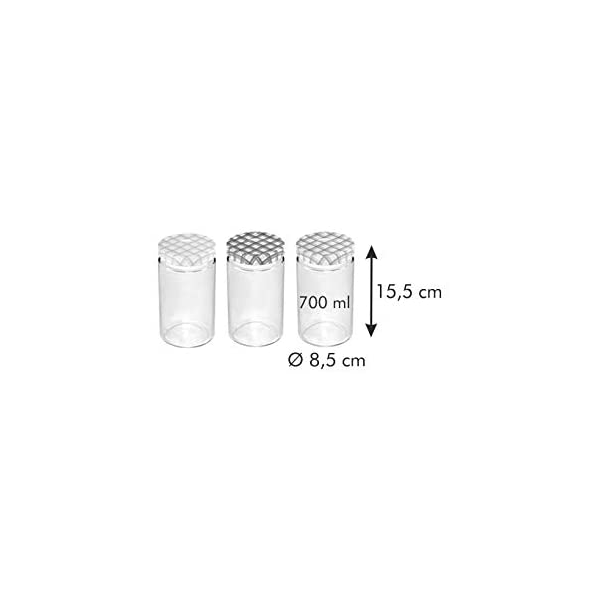 Tescoma Preserving Jars 700ml - bakeware bake house kitchenware bakers supplies baking