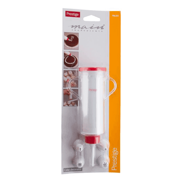 Prestige Pipping/Icing Gun with 4 nozzle/tip - bakeware bake house kitchenware bakers supplies baking
