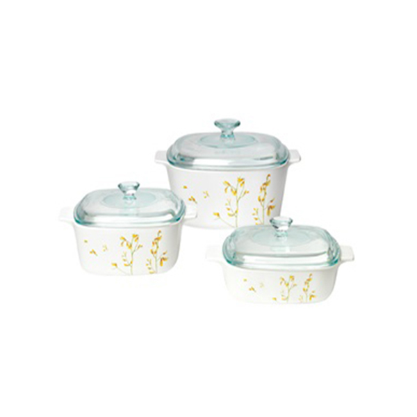 Corningware 6 Pcs Casserole Set - Kobe - bakeware bake house kitchenware bakers supplies baking