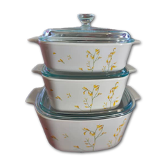 Corningware 6 Pcs Casserole Set - Kobe - bakeware bake house kitchenware bakers supplies baking