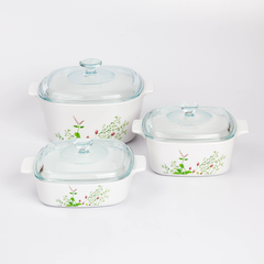 Corningware 6 Pcs Casserole Set - Provence Garden - bakeware bake house kitchenware bakers supplies baking