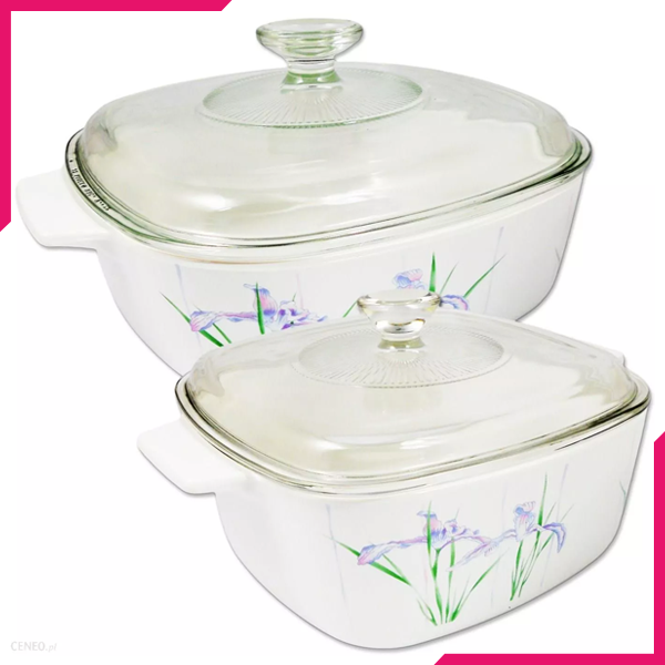 Corningware 4 Pcs Casserole Set - Shadow Iris - bakeware bake house kitchenware bakers supplies baking