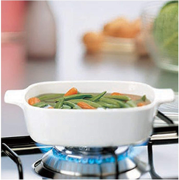 Corningware 4 Pcs Casserole Set - Just White - bakeware bake house kitchenware bakers supplies baking