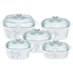 CorningWare Classics 10pc Casserole Set - Shadow Iris