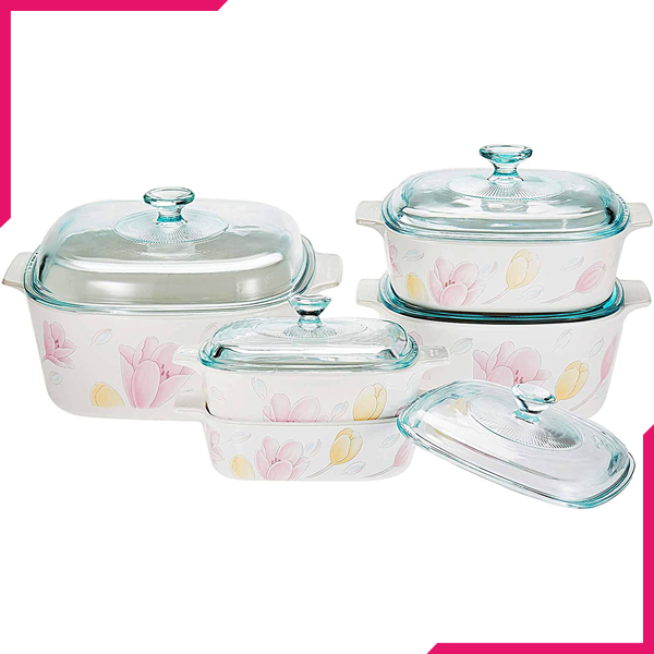 Corningware 10 Pcs Chef Classic Set Elegant City - bakeware bake house kitchenware bakers supplies baking