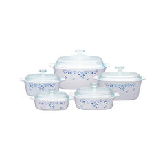 Corningware 10 Pcs Chef Classic Set Provincial Blue - bakeware bake house kitchenware bakers supplies baking
