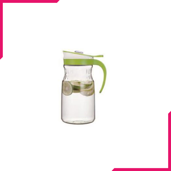 Brilliant Glassware Glass Jug Green - bakeware bake house kitchenware bakers supplies baking
