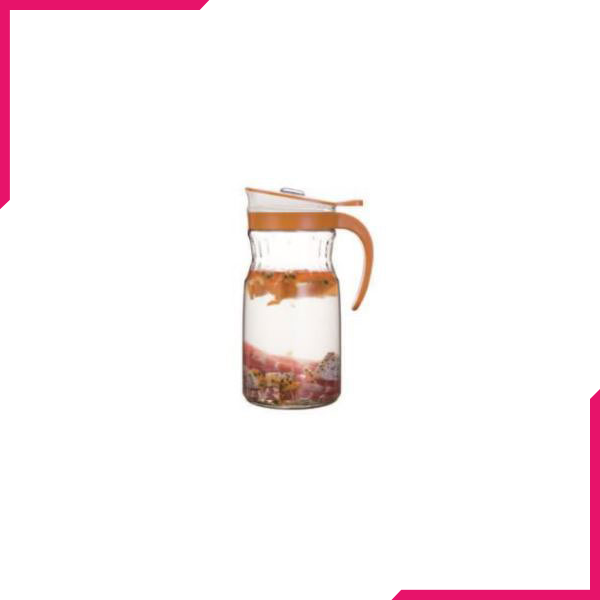 Brilliant Glassware Glass Jug Orange - bakeware bake house kitchenware bakers supplies baking