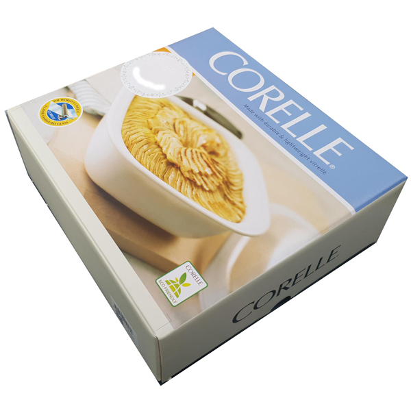 Corelle 1.41L Square Dish Brushed Stroke Roses W/ Glass Cover & Plastic Lid - bakeware bake house kitchenware bakers supplies baking