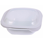 Corelle 1.41L Square Dish White w/ Glass Cover & Plastic Lid - bakeware bake house kitchenware bakers supplies baking