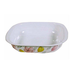 Corelle 1.89L Oblong Dish Elegant City with plastic cover - bakeware bake house kitchenware bakers supplies baking