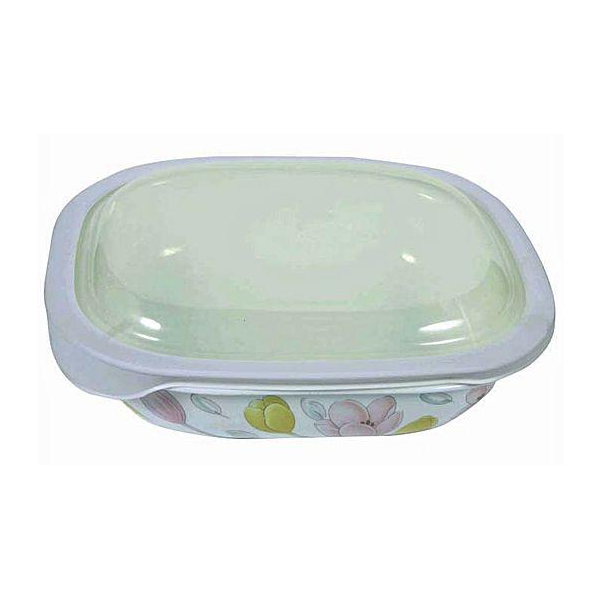 Corelle 1.89L Oblong Dish Elegant City with plastic cover - bakeware bake house kitchenware bakers supplies baking