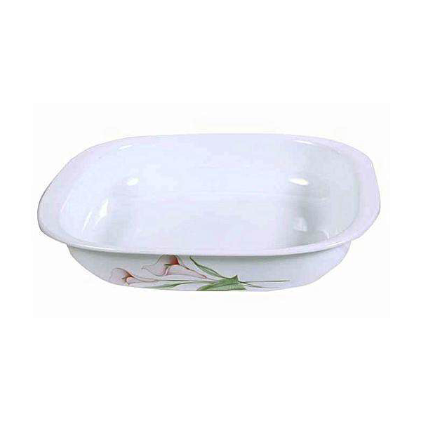 Corelle 1.89L Oblong Dish LillyVille with plastic cover - bakeware bake house kitchenware bakers supplies baking