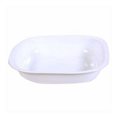 Corelle 1.89L Oblong Dish White with plastic cover - bakeware bake house kitchenware bakers supplies baking