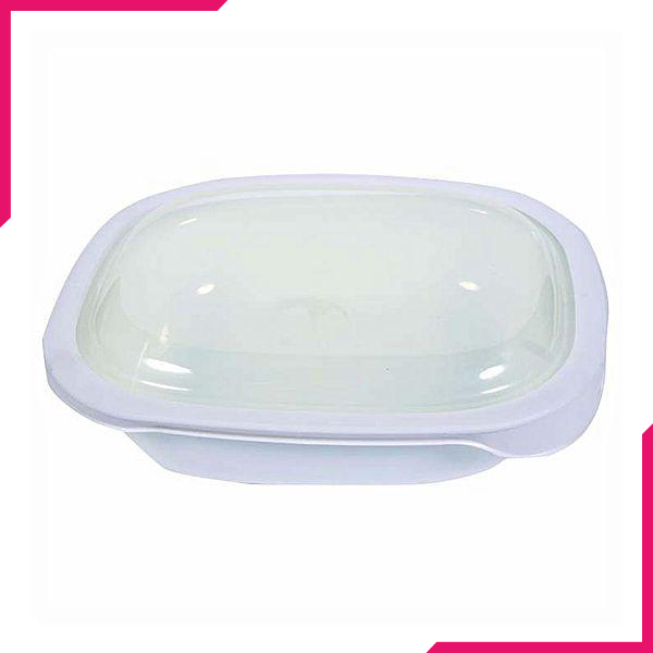 Corelle 1.89L Oblong Dish White with plastic cover - bakeware bake house kitchenware bakers supplies baking