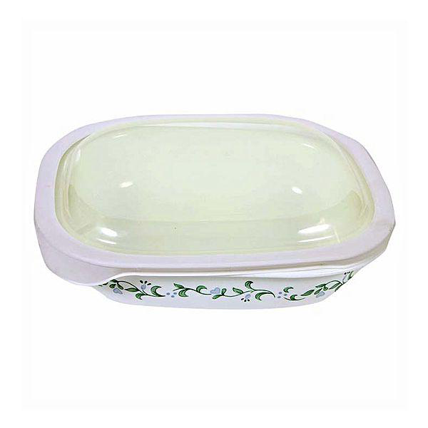 Corelle 2.83L Oblong Dish Country Cottage with plastic cover - bakeware bake house kitchenware bakers supplies baking