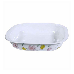 Corelle 2.83L Oblong Dish Elegant City with plastic cover - bakeware bake house kitchenware bakers supplies baking