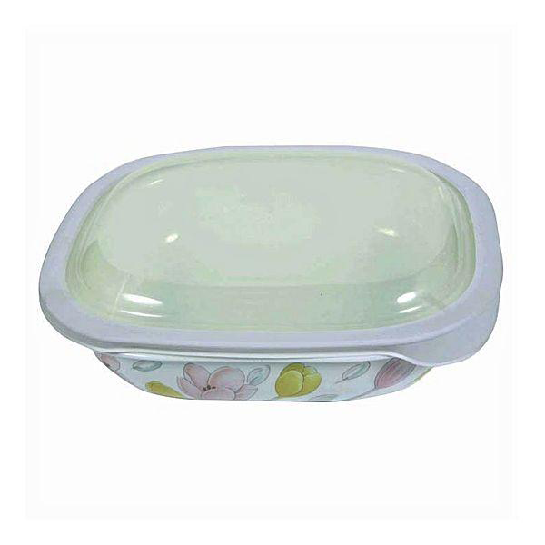 Corelle 2.83L Oblong Dish Elegant City with plastic cover - bakeware bake house kitchenware bakers supplies baking