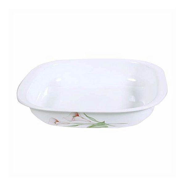 Corelle 2.83L Oblong Dish Lillyville with plastic cover - bakeware bake house kitchenware bakers supplies baking