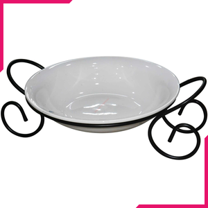 Symphony Round Bowl And Stand - bakeware bake house kitchenware bakers supplies baking