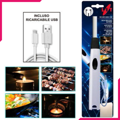 LIT Electro USB Lit Gas Lighter - bakeware bake house kitchenware bakers supplies baking