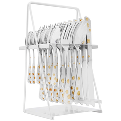 Elegant Cutlery Set 24Pcs -Golden