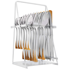 Elegant Cutlery Set 24Pcs -Golden
