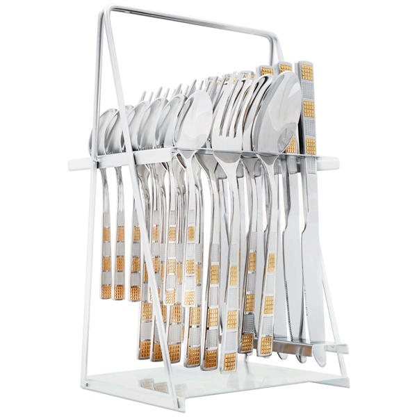 Elegant Cutlery Set 24Pcs -Golden
