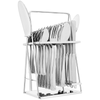 Elegant Cutlery Set 26Pcs -Silver Texture