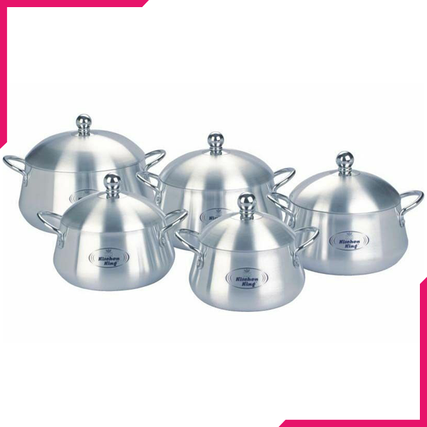 Kitchen King Julia Bely Pot Set 10pcs - bakeware bake house kitchenware bakers supplies baking