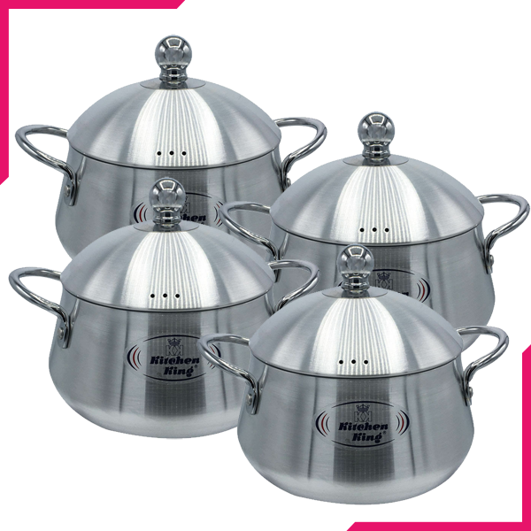Kitchen King Julia Bely Pot Set 8pcs - bakeware bake house kitchenware bakers supplies baking