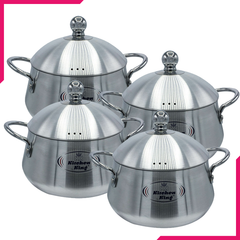 Kitchen King Julia Bely Pot Set 8pcs - bakeware bake house kitchenware bakers supplies baking