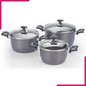 Kitchen King Non-Stick Quantum Set 6Pcs - bakeware bake house kitchenware bakers supplies baking