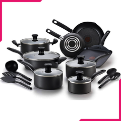 Kitchen King Ultimate Cook Set 25Pcs Black - bakeware bake house kitchenware bakers supplies baking