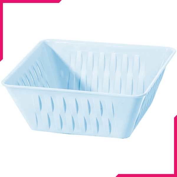 Limon Small Rectangle Basket Bamboo Design - bakeware bake house kitchenware bakers supplies baking