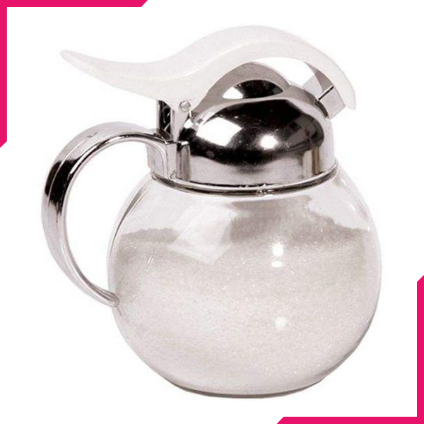 limon Globular Chrom Sugar Dispenser - bakeware bake house kitchenware bakers supplies baking