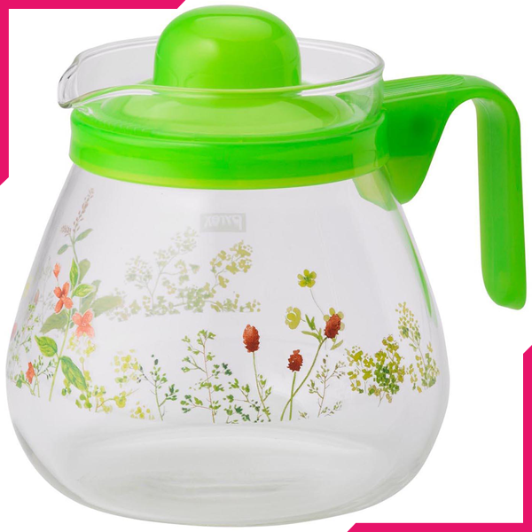 Pyrex 1Ltr Teapot Provence Garden - bakeware bake house kitchenware bakers supplies baking