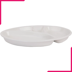 Symphony Round 3Division Plate - bakeware bake house kitchenware bakers supplies baking