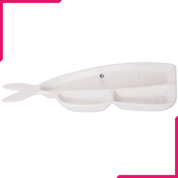 Symphony Fin 3 Division Platter - bakeware bake house kitchenware bakers supplies baking