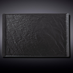 Wilmax SlateStone Rectangular Plate 13.25" x 8"