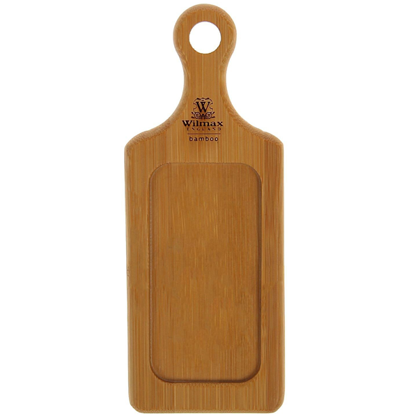 Wilmax Natural Bamboo Tray 6.25" X 2.5" - bakeware bake house kitchenware bakers supplies baking