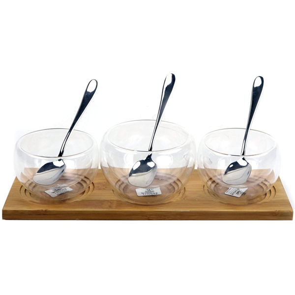 Wilmax Bamboo Tray 11.75" X 4" - bakeware bake house kitchenware bakers supplies baking