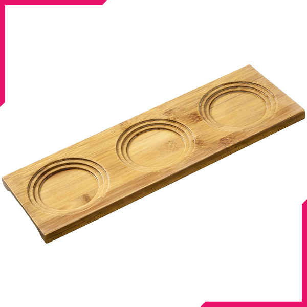 Wilmax Bamboo Tray 11.75" X 4" - bakeware bake house kitchenware bakers supplies baking