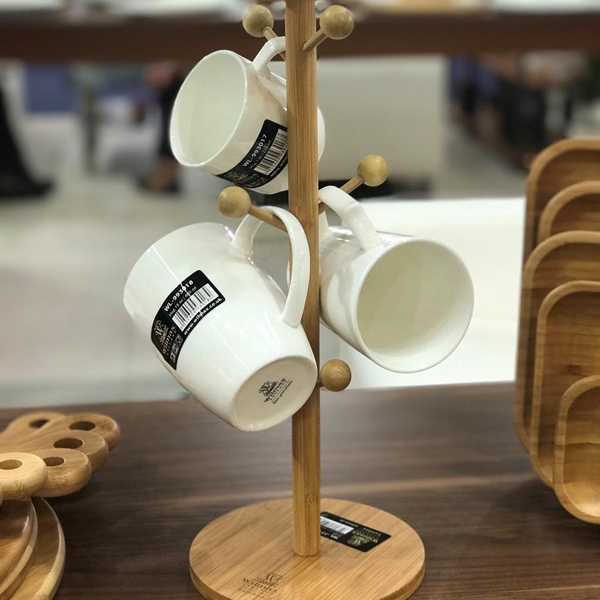 Wilmax Natural Bamboo Stand 11.5" X 5.5" - bakeware bake house kitchenware bakers supplies baking