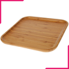 Wilmax Natural Bamboo Plate 7" X 7" - bakeware bake house kitchenware bakers supplies baking