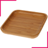 Wilmax Natural Bamboo Plate 9" X 9" - bakeware bake house kitchenware bakers supplies baking