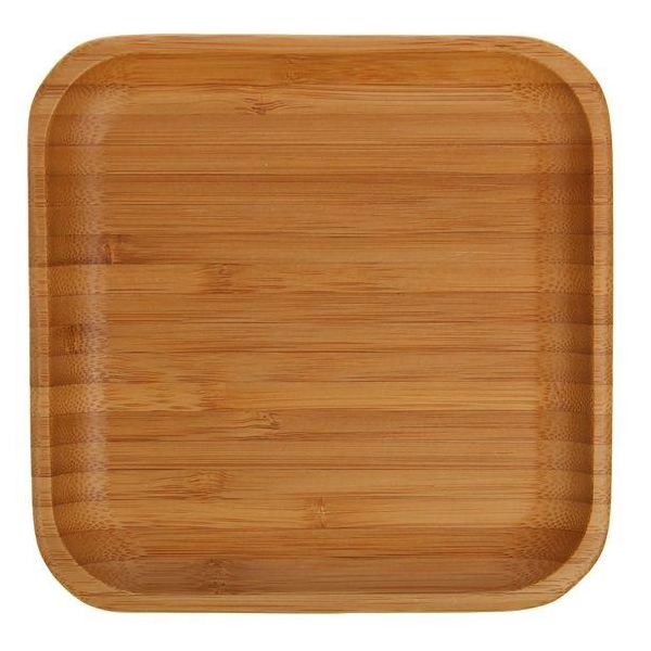 Wilmax Natural Bamboo Plate 13" X 13" - bakeware bake house kitchenware bakers supplies baking