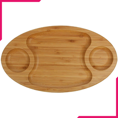 Wilmax 3 Section Platter 18" X 10" - bakeware bake house kitchenware bakers supplies baking