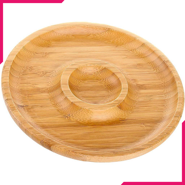 Wilmax 2 Section Platter 14" - bakeware bake house kitchenware bakers supplies baking