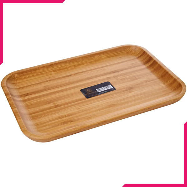 Wilmax Natural Bamboo Dish 11" X 7" - bakeware bake house kitchenware bakers supplies baking